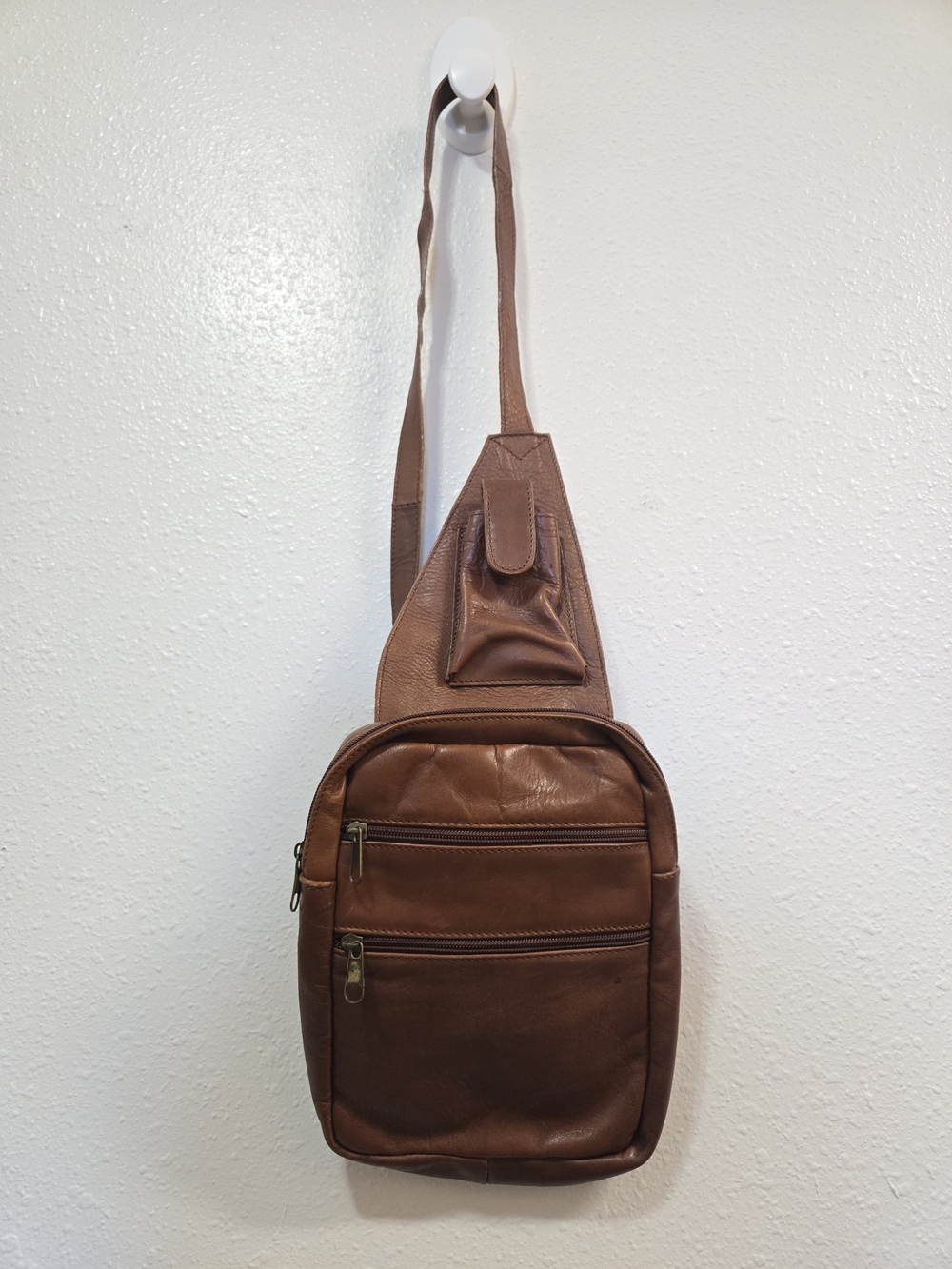 Vintage Genuine Leather Sling Bag
